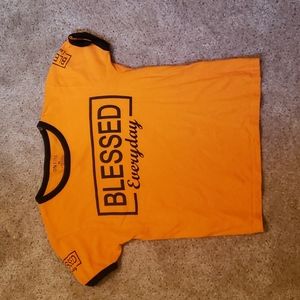 Orange blessed T-shirt